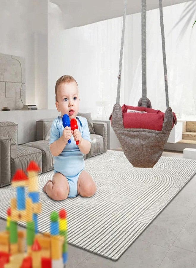 Ostin مجموعة أوستين بيبي بيبي للقفز والتأرجح مع مشبك باب وحزام قابل للتعديل للأطفال الرضع من عمر 6 إلى 24 شهرًا - Image 3